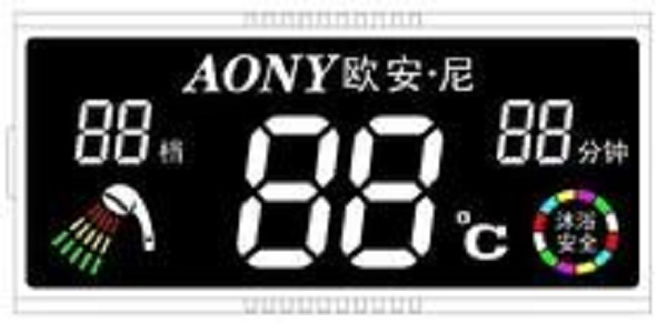 順德熱水器LCD液晶顯示屏