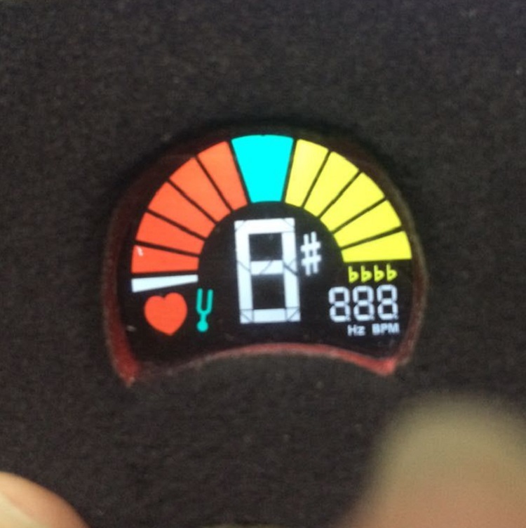 彩色調(diào)音器VA黑膜液晶屏